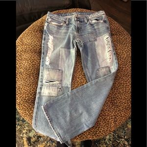 Guess distressed jeans from the early 2004